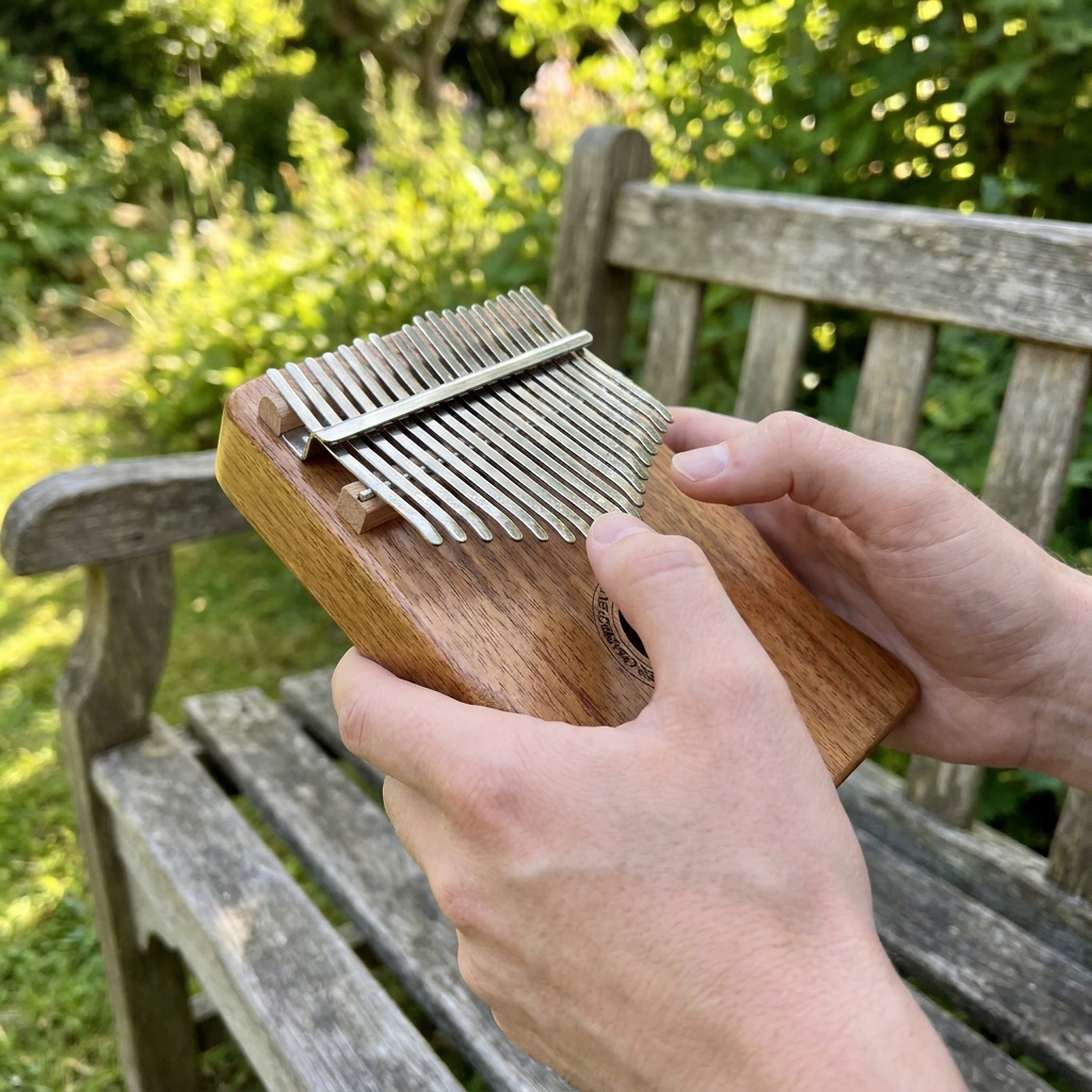 Premium black walnut kalimba